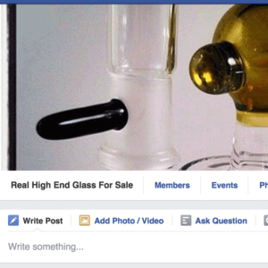 Real High End Glass for Sale on Facebook, the dark crevice of the glass world.