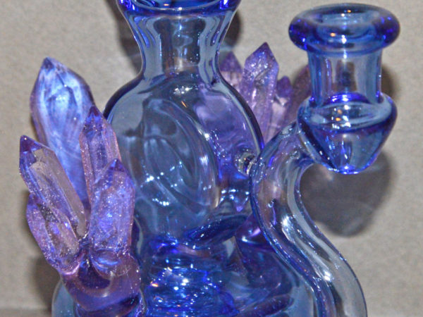 Blue Crystal Bubbler